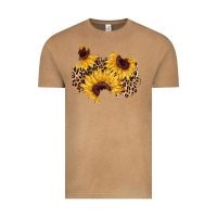 Vintage Camel sunflower leopard patch Vintage Tee - AdoDesignShop