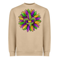 Mushroom mardi gras carnival sunflower Heavyweight Sweatshirt - Jasminsmagicworld