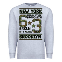 Heather Grey Newyork Brooklyn Premium Sweatshirt - Bettercallsaul