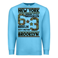 Ocean Blue Newyork Brooklyn Premium Sweatshirt - Bettercallsaul