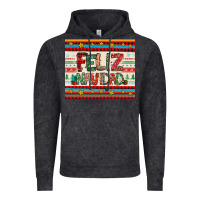 Vintage Black feliz navidad spanish christmas Vintage Hoodie - Jasminsmagicworld