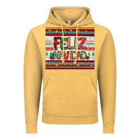 Vintage Mustard feliz navidad spanish christmas Vintage Hoodie - Jasminsmagicworld