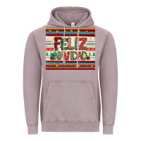 Vintage Zinc feliz navidad spanish christmas Vintage Hoodie - Jasminsmagicworld