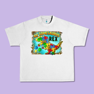 Au Somesaurus Rex Urban Heavy Tee Designed By Barkaloodesign