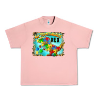 Salmon au somesaurus rex Urban Heavy Tee - BarkalooDesign