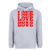 Heather Grey Love Heavyweight Hoodie - Bettercallsaul
