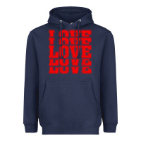 Navy Love Heavyweight Hoodie - Bettercallsaul