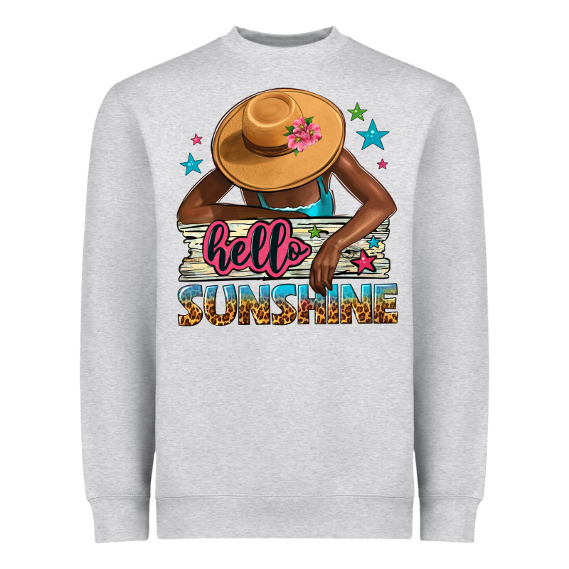 Hello Sunshine Heavyweight Sweatshirt by NancyCooperArtShop | Teevron