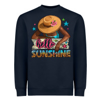 Navy Hello sunshine Heavyweight Sweatshirt - NancyCooperArtShop