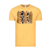 Vintage Mustard western brushstrokes Vintage Tee - AdoDesignShop