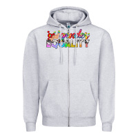 Heather Grey Western LGBTQ Gender Equality Zipper Hoodie - BundleAndBundleShop