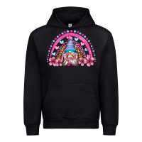 Black valentine's day rainbow gnome olivia Urban Hoodie - OliviaCreatesArt