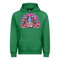 Emerald valentine's day rainbow gnome olivia Urban Hoodie - OliviaCreatesArt