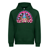 Forest Green valentine's day rainbow gnome olivia Urban Hoodie - OliviaCreatesArt
