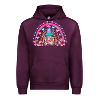 Mauve Wine valentine's day rainbow gnome olivia Urban Hoodie - OliviaCreatesArt
