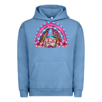 Pigment Pebble Blue valentine's day rainbow gnome olivia Urban Hoodie - OliviaCreatesArt