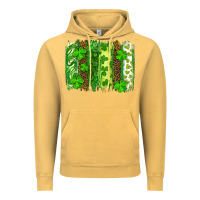 Vintage Mustard st patricks day brush stroke Vintage Hoodie - RanaPortraitStore