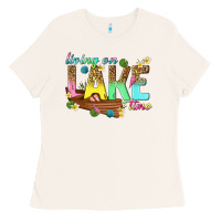Bone living on lake time Ladies Tee - texasbilliewilder