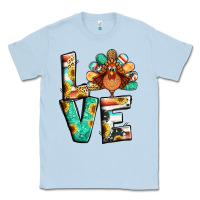 Dusty Blue love thanksgiving Classic Tee - Jasminsmagicworld