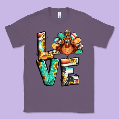 Love Thanksgiving Classic Tee Designed By Jasminsmagicworld