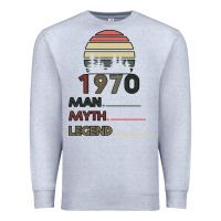 Heather Grey Vintage May 1970 Premium Sweatshirt - Bettercallsaul