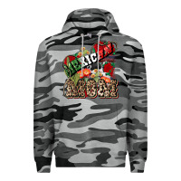 Slate Camo Mexican Mom Premium Hoodie - NancyCooperArtShop