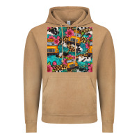 Vintage Camel western school bus seamless pattern Vintage Hoodie - BundleAndBundleShop