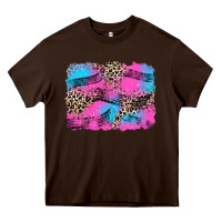 Chocolate Brown race background Heavy Core Tee - Zillion Design Studio