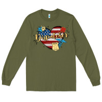 Army Green 911 dispatcher Long Sleeve Tee - MaliasSmallBusiness