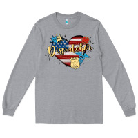 Heather Grey 911 dispatcher Long Sleeve Tee - MaliasSmallBusiness