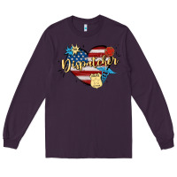 Plum 911 dispatcher Long Sleeve Tee - MaliasSmallBusiness