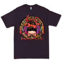 Plum hot mom summer messy bun Premium Tee - Zillion Design Studio
