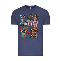 Vintage Denim love baby pigs Vintage Tee - Artiststas