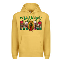 Antique Gold mexican mom our lady of guadalupe leopard Premium Hoodie - JahusDesignShop