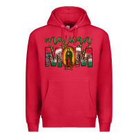 Cardinal mexican mom our lady of guadalupe leopard Premium Hoodie - JahusDesignShop