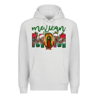 Dove Grey mexican mom our lady of guadalupe leopard Premium Hoodie - JahusDesignShop