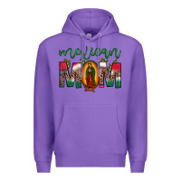 Purple mexican mom our lady of guadalupe leopard Premium Hoodie - JahusDesignShop