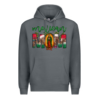 Rock mexican mom our lady of guadalupe leopard Premium Hoodie - JahusDesignShop