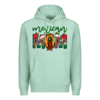 Seafoam mexican mom our lady of guadalupe leopard Premium Hoodie - JahusDesignShop
