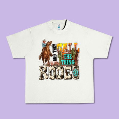 And They Call The Thing Rodeo Urban Heavy Tee Designed By Nancycooperartshop