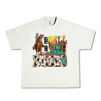 Pistachio and they call the thing rodeo Urban Heavy Tee - NancyCooperArtShop