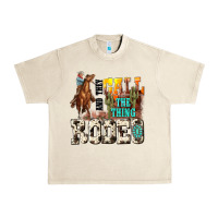 Sandshell and they call the thing rodeo Urban Heavy Tee - NancyCooperArtShop