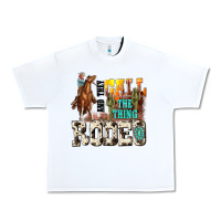 White and they call the thing rodeo Urban Heavy Tee - NancyCooperArtShop