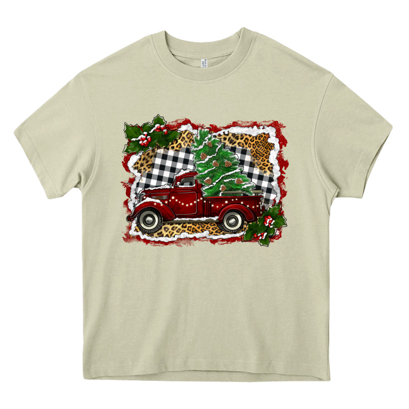 Christmas Truck With Tree Heavy Core Tee by RanaPortraitStore | Teevron