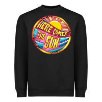 Black Here comes the sun Heavyweight Sweatshirt - NancyCooperArtShop