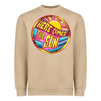 Mushroom Here comes the sun Heavyweight Sweatshirt - NancyCooperArtShop