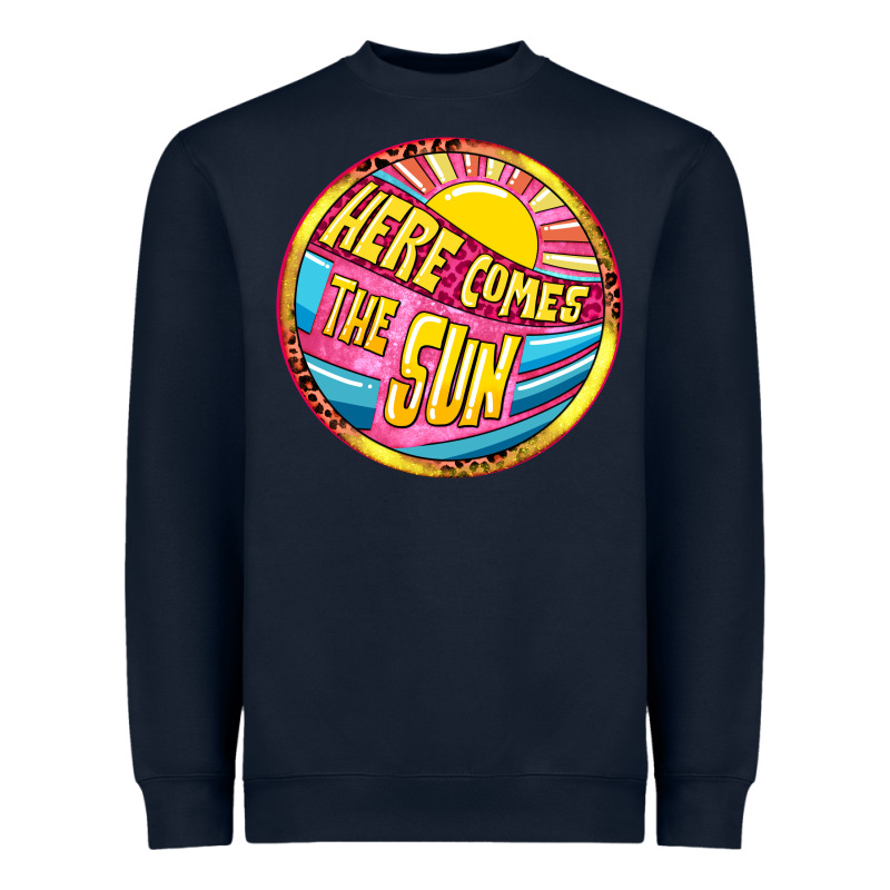 Here Comes The Sun Heavyweight Sweatshirt by NancyCooperArtShop | Teevron