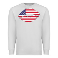 Dove Grey American lip Premium Sweatshirt - Bettercallsaul