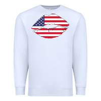White American lip Premium Sweatshirt - Bettercallsaul