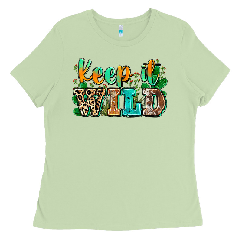 Keep It Wild Ladies Tee by Zillion Design Studio | Teevron